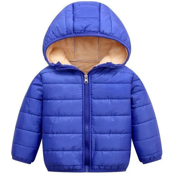 Chaqueta Acolchada Ligera Para NiñOs, Chaqueta Acolchada Para OtoñO E Invierno Para NiñOs Y NiñAs, Chaqueta Acolchada Para NiñOs, Chaqueta Acolchada Con Capucha 140 Azul Marino-image