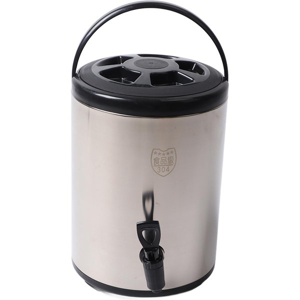 Dispensador De Bebidas Aislado De Acero Inoxidable 304 8 Litros Dispensador De Bebidas FríAs Calientes Comercial L-image