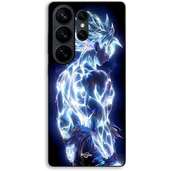 Coque Pour Samsung Galaxy S26 Ultra Dragon Ball Z Goku Ultra Instinct Brillant Maniacase Czarny-image