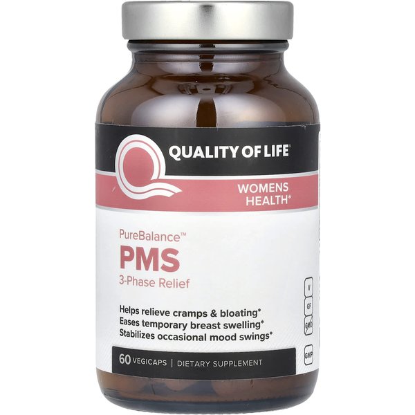 Calidad De Vida, Alivio Etapa 3 Del SPM Purebalance, 60 CáPsulas Vegetales-image
