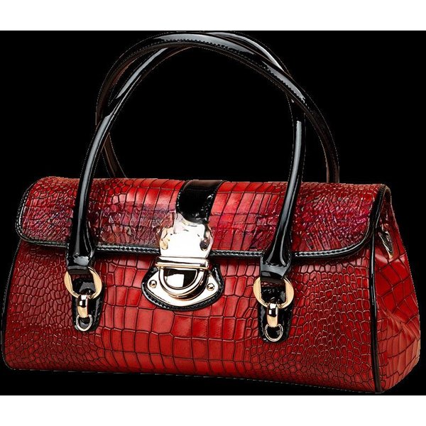 Bolso De Mujer Nuevo Bolso De Hombro De Piel De Vaca Bolso De Mano Moderno Y VersáTil Bolso De Mujer Con Temperamento-image