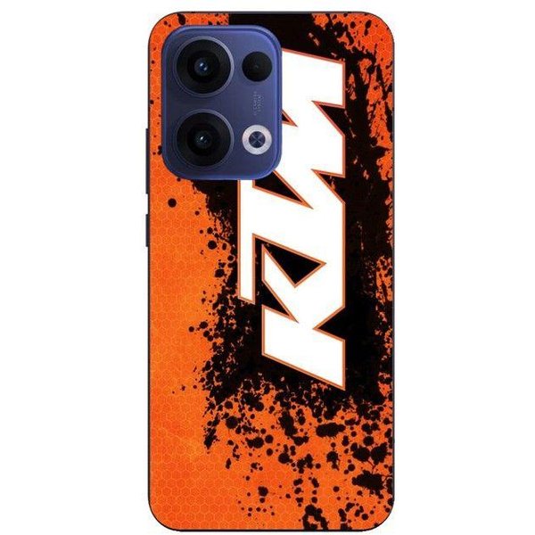 Coque De TéLéPhone - Maniacase - Oppo Reno 13 5G - Silicone - Souple - KTM Logo Negro-image