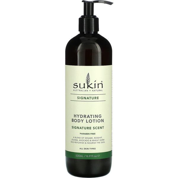 Sukin, Hydrating Body Lotion, Original Fragrance, 500 Ml (16.9 Fl Oz) Black-image