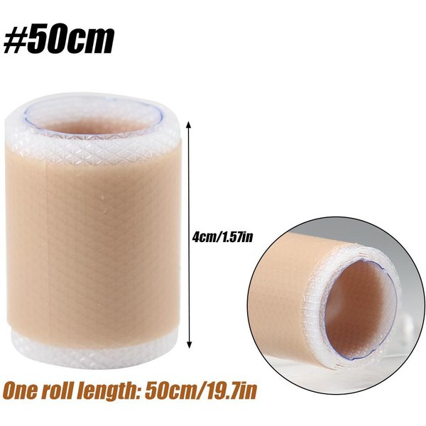 1 Rollo De LáMinas De Silicona Para Cicatrices Cinta Para Cicatrices Reutilizable De Grado MéDico Para Queloides Cicatriz De CesáRea Quemaduras Acné Impermeable Sin LáTex-image
