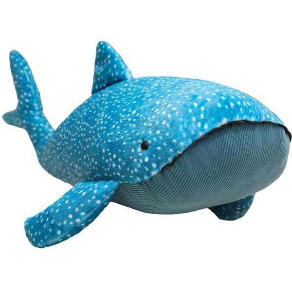 MuñEco De Peluche De Animal Lindo TiburóN Ballena Anime Relleno CojíN Suave Almohada Juguete De Peluche Calmante DecoracióN De HabitacióN Regalo Personalizado De Festival 20Cm Pendant-image