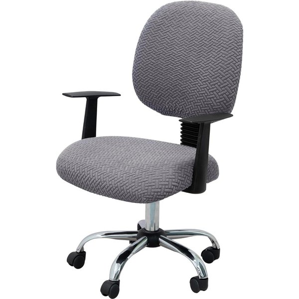 Fundas Jacquard EláSticas Para Silla De Oficina/Computadora, Cubre Asientos Para Silla De Escritorio, Removibles, Lavables, Protector Para Silla Giratoria-image