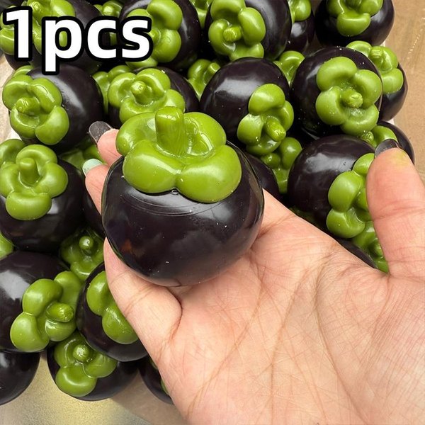 Kreatywna Mangostan Squishy Fidget Toy Klocki WypełNienie Bez Odbicia Zabawka Do ŚCiskania Asmr Sensoryczne Zabawki Anty Stresowe Dla DorosłYch-image