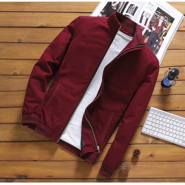 Nueva Chaqueta De AlgodóN Lavado Para Hombre Con Forro De Terciopelo Espeso, Chaqueta Casual Con Cuello Alto Para Hombre 5XL Black-image