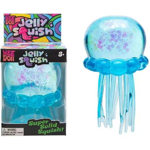 Schylling Meduza I Lody Sensoryczna Zabawka Fidget W ŚLepej PudełKu MięKka ŚCiskana Zabawka Anty-LęK Ukojenie Stresu Niebieski-image