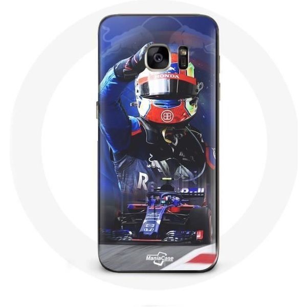 Funda Samsung Galaxy S7 FóRmula 1 Pierre Gasly Piloto De Carreras F1 Rojo Azul-image