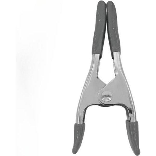 Abrazadera De Resorte De Metal Para Trabajo De Bricolaje, Resistente, PortáTil, Grande, Para El Hogar, Universal, De 4 Pulgadas, Extra Fuerte, Para Acampar, Apertura MáXima De MandíBula Gray-image