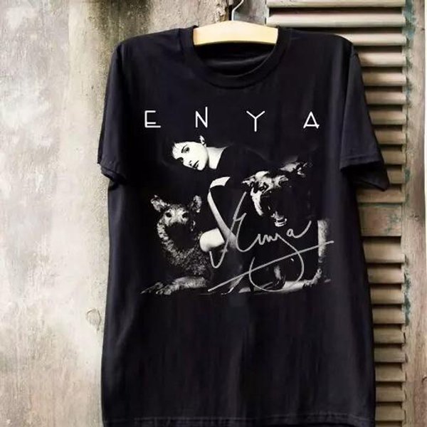 VTG Enya Enya Prezent Dla FanóW Unisex Wszystkie Rozmiary Koszulka S-5XL Unisex Koszulka L Black-image