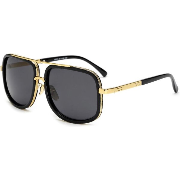 Oversize Okulary PrzeciwsłOneczne Mach One Luksusowa Marka Kwadratowe Retro Okulary PrzeciwsłOneczne Dla MężCzyzn Kobiet Unisex Akcesoria Mody Black-image