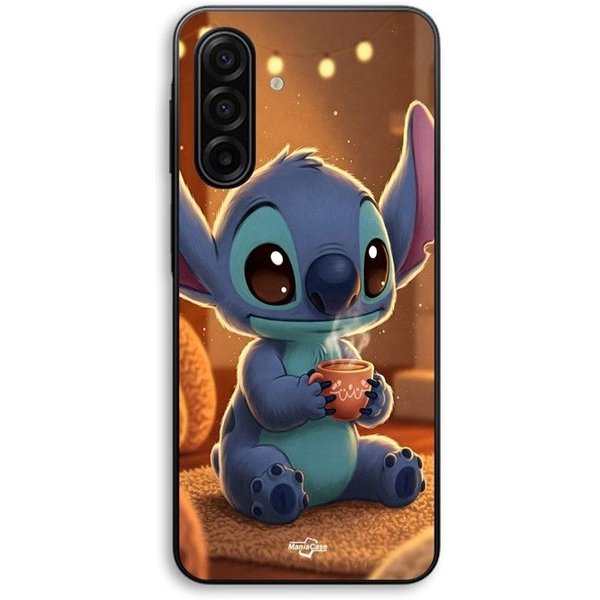Funda De TeléFono - Maniacase - Samsung Galaxy A17 - Flexible - Silicona TPU - DiseñO Stitch Lindo Café-image