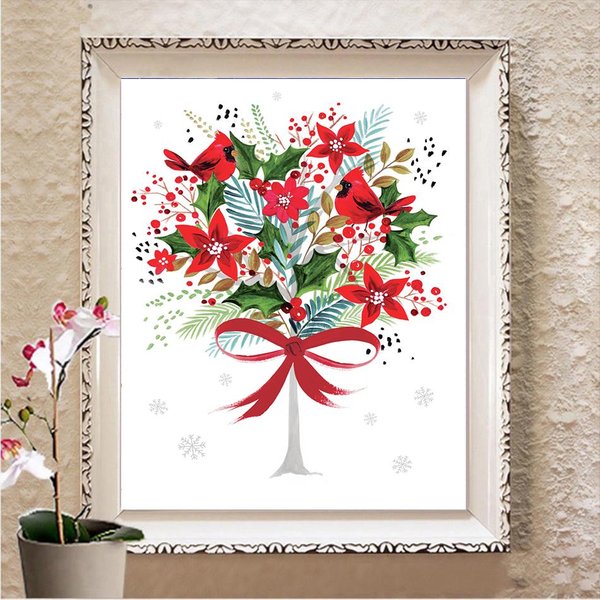 Pintura Diamante 5D Punto De Cruz Arte Mosaico Imagen De PedreríA DecoracióN Regalo Taladro Cuadrado Completo Bordado Diamante Animal Full Square 20X30CM-image