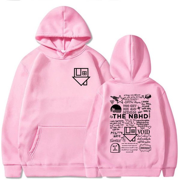 The Neighborhood Nbhd Estampado Sudaderas Ropa De Calle Unisex Sudaderas Con Capucha Masculinas Sudaderas Manga Larga Tops De Invierno L White-image