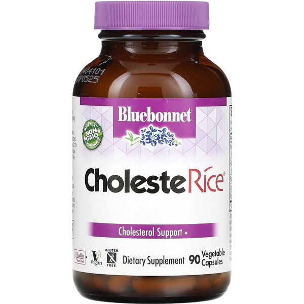 Bluebonnet Nutrition, Cholesterice, 90 CáPsulas Vegetales-image