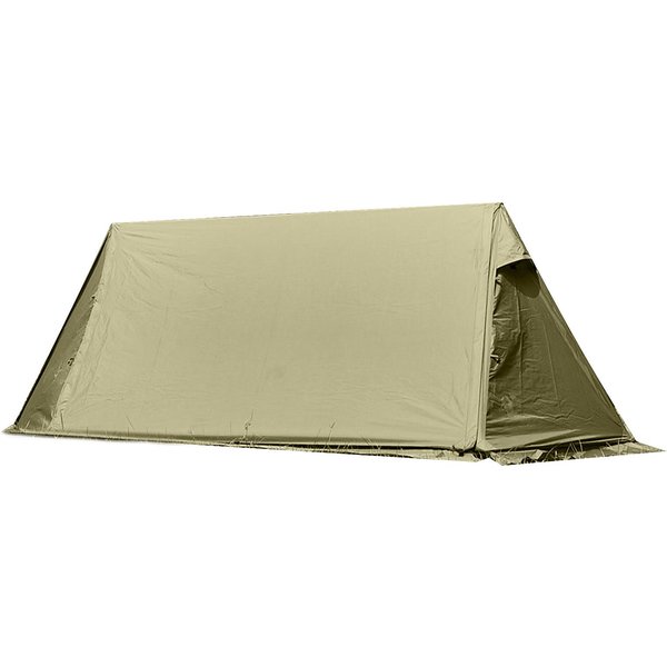 Tienda De CampañA Ultraligera, Tienda De CampañA De Supervivencia, Tienda Piramidal Impermeable, Tienda Refugio Para 2-3 Personas Verde Del EjéRcito-image