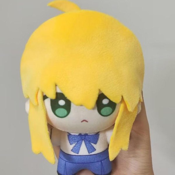10Cm Fate Gilgamesh MuñEco De Peluche Llavero Altria Pendragon Peluche Bolso CumpleañOs Anime MuñEco De Peluche Fans Regalo De Navidad 10Cm-image