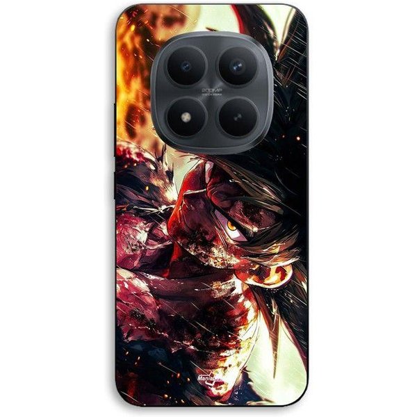 Etui Na Telefon - Maniacase - Xiaomi Redmi Note 15 Pro 5G - Silikon TPU - Czarne - Dragon Ball Goku (Fan Art)-image