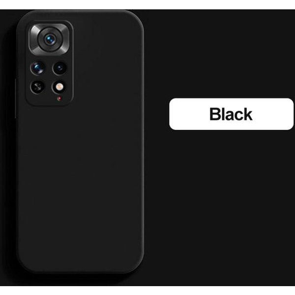 Etui Redmi Note 11 Pro Dla Xiaomi Redmi Note 11 S 11S Note11 Pro 5G Pokrowiec PłYnny Silikon MięKkie Etui Na Telefon Dla Redmi Note 11 Redmi Note11S 4G Czarny-image