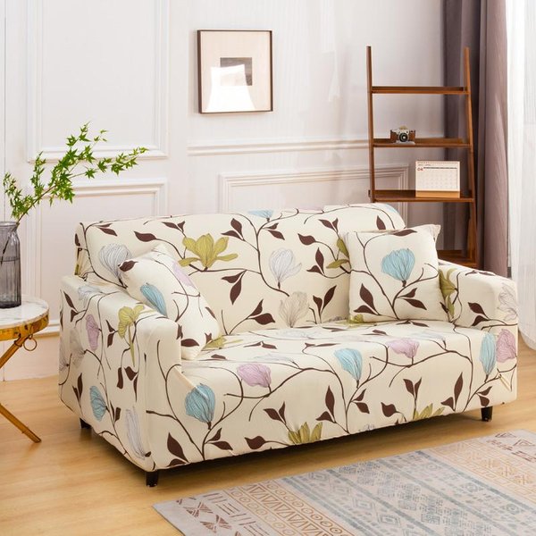 Lanmolife Funda De Sofá Fundas De Sofá Estampadas Fundas De Sofá EláSticas Universales Adecuadas Para 1/2/3/4 Plazas ProteccióN De Muebles Funda De Sofá 2 Seat 140-180Cm-image