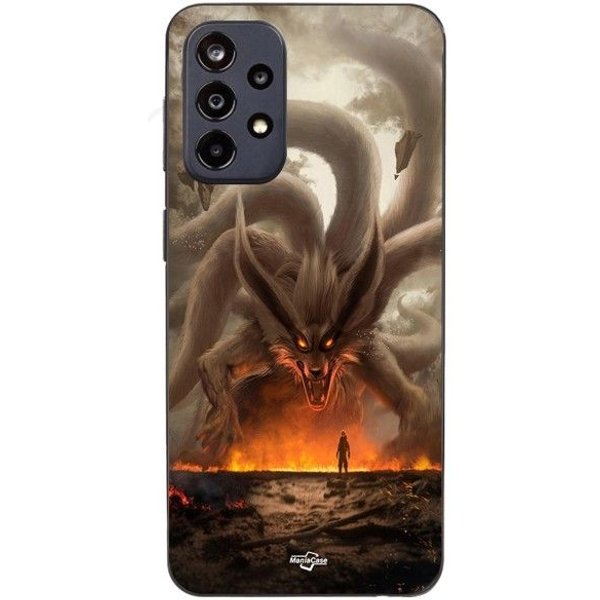 Funda De TeléFono - Maniacase - Samsung Galaxy A53 4G - Naruto Kurama - Silicona - Flexible Negro-image