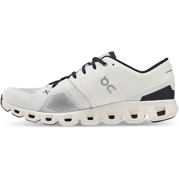 ON Cloud X 3 Kość SłOniowa Czarny MęSkie Sneakersy Kremowy 60.98706 43 White-image