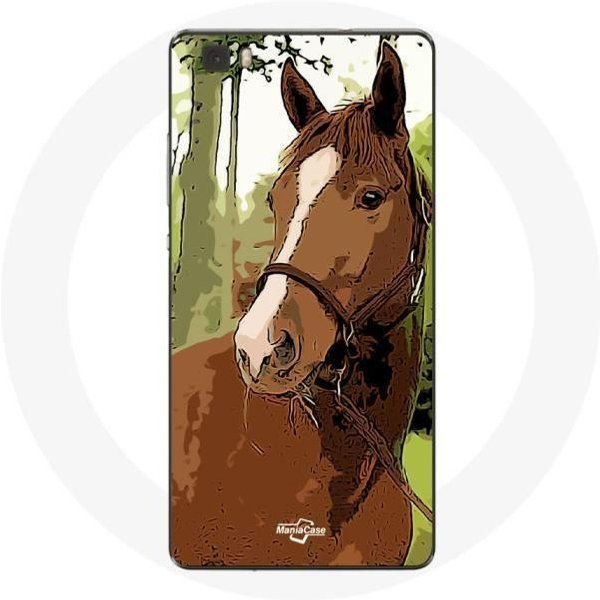 Funda Para Huawei P8 Lite Caballo Cuarto MarróN Raza De Caballo-image