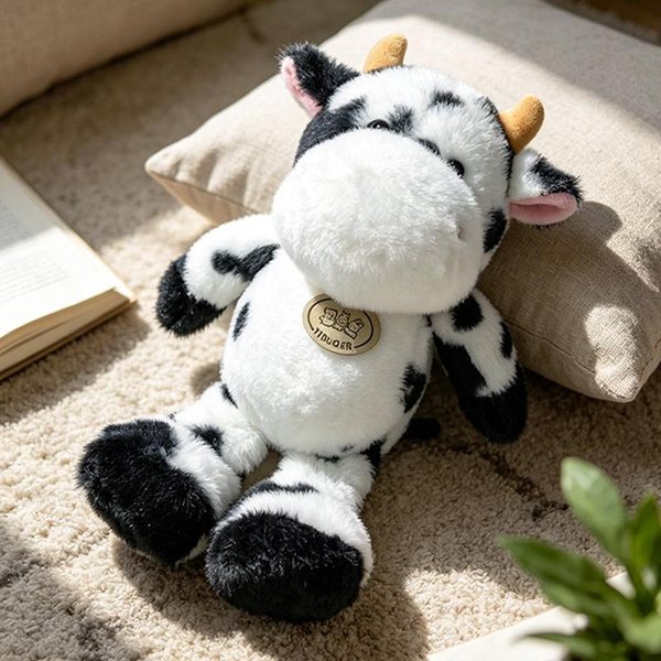 Juguete De Peluche De Animales De Dibujos Animados De 30 Cm Perezoso Relleno Rana Vaca LeóN MuñEco CompañEro De SueñO Regalo De CumpleañOs 30Cm-image