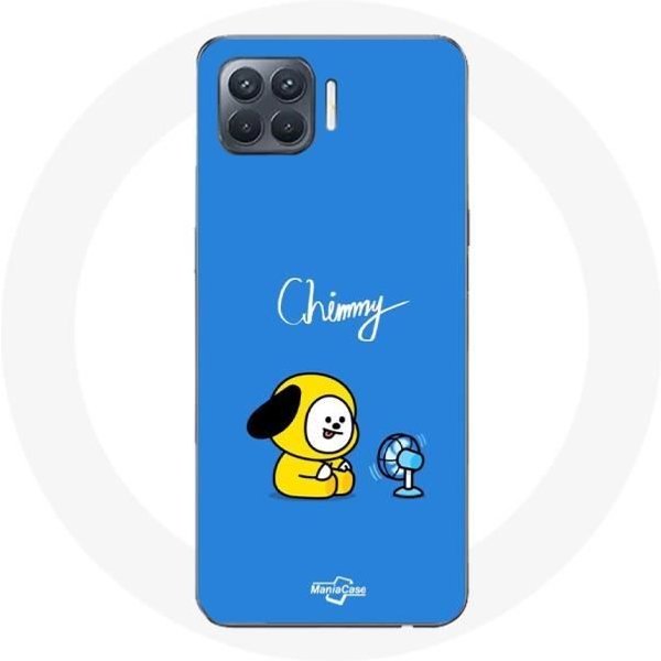 Funda Para Oppo A93 Bangtan BTS BT21 Chimmy Jimin Fondo Azul-image