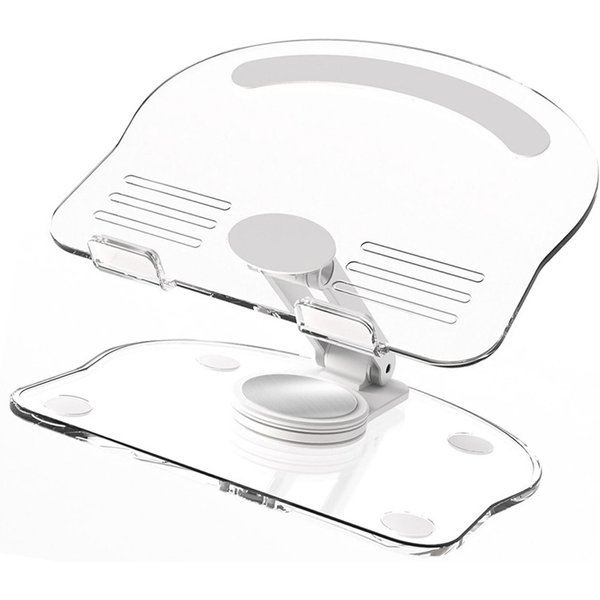Soporte Para Tablet Giratorio 360 Grados Elevable Plegable AcríLico Transparente Escritorio Soporte Para Tablet-image