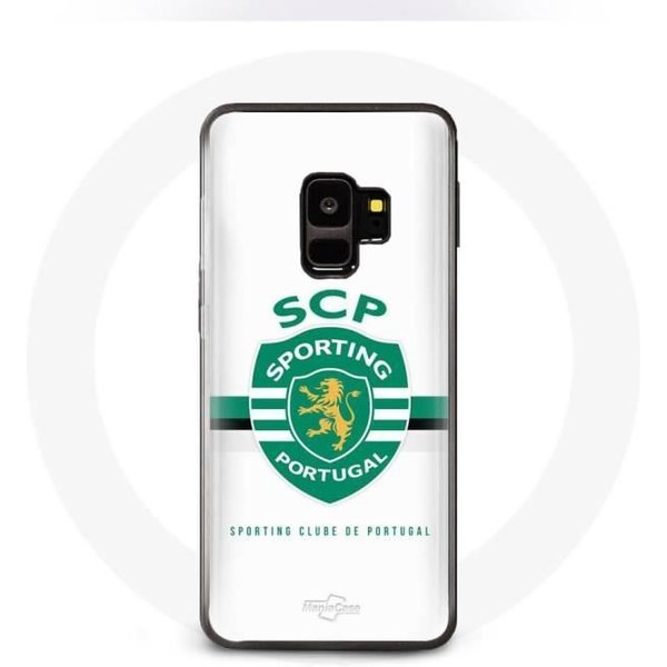 Funda - Maniacase - Samsung Galaxy S9 - Flexible - Sporting Portugal - Blanca Blanco-image