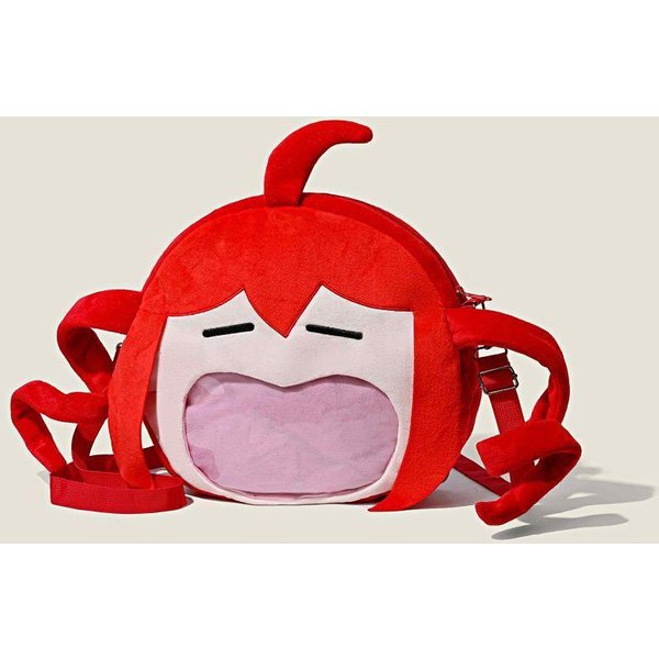 Mochila Cruzada De Peluche Bolsa Ita De Kasane Teto, Personaje Utau De Anime Boca Linda Transparente Bolso De Hombro Para Cosplay Y Uso Diario-image