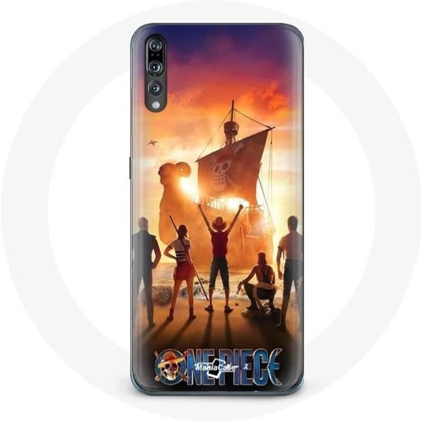 Funda - One Piece - Huawei P20 - Flexible - Blanca - Mixta-image