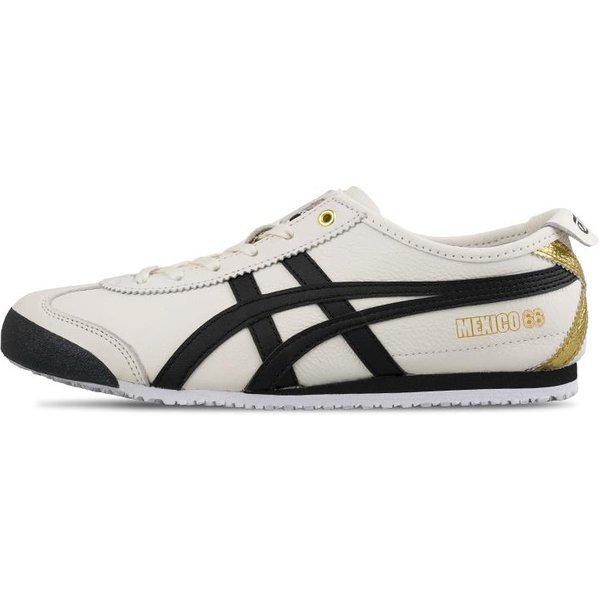 Onitsuka Tiger Mexico 66 Kremowe Czarne Sneakersy Unisex 1183B493-100 40 White-image