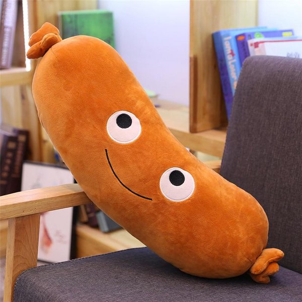 Juguete De Peluche De Hamburguesa, Helado Y Papas Fritas De Dibujos Animados, Comida Rellena, Palomitas De MaíZ, Pastel, Pizza, CojíN Almohada, Juguetes Para NiñOs, Regalo De CumpleañOs-image