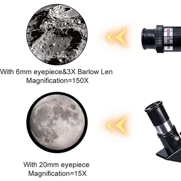 Telescopios AstronóMicos Para NiñOs Adultos Telescopio AstronóMico Refractor Profesional Con TríPode Y-image