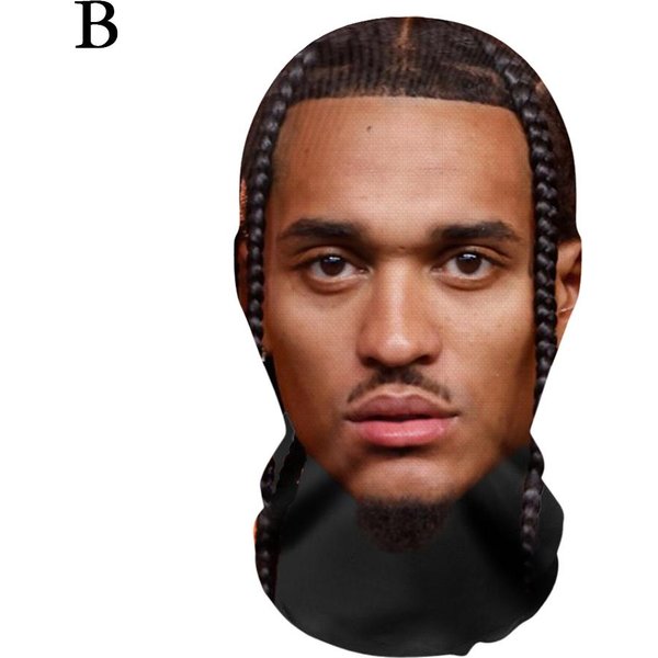 Nowa PełNotwarzowa Maska 3D MężCzyźNi I Kobiety HełM Do Odgrywania RóL Hip Hop Moda Kominiarka HełM Zabawne Rekwizyty Cosplay Nowość Brown-image