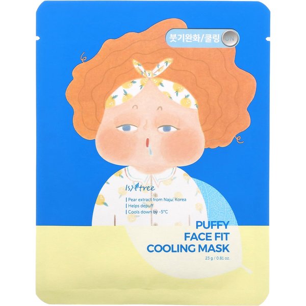 Isntree, Mascarilla De Belleza Refrescante Fit Cara De Cachorro, 10 Mascarillas De Hoja, 23 G (0.81Oz) Cada Orange-image