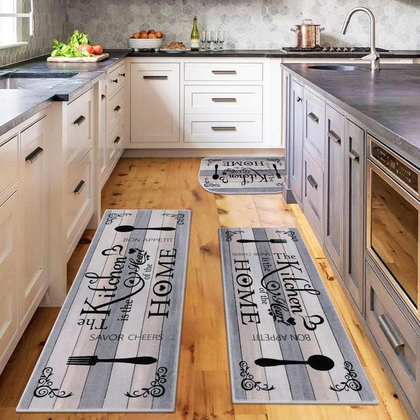 Alfombra De Cocina Antideslizante Felpudo Suelo Suave Lavable A MáQuina Alfombra CóModa ImitacióN Madera DecoracióN Del Hogar Alfombras 1Pc 50X160Cm-image