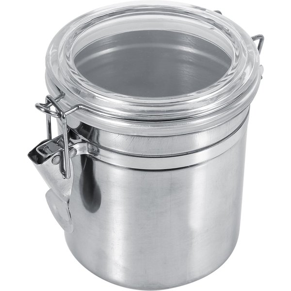 Recipiente De Acero Inoxidable Para Almacenar Alimentos De Cocina, Bote Para AzúCar, Té, Café Y Granos. (L) Medium 4.75L-image