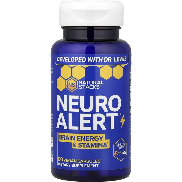 Natural Stacks, Neuroalert™, 60 CáPsulas Veganas-image