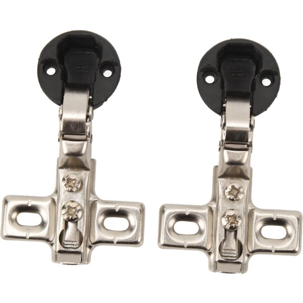 2 Szt. 26Mm OtwóR Szklany Zawias Mini Szafka Zawias Do Szklanych Drzwi Szafki-image