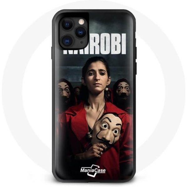 Funda De TeléFono - La Casa De Papel - Nairobi - Flexible - Negra - ProteccióN Contra Golpes-image