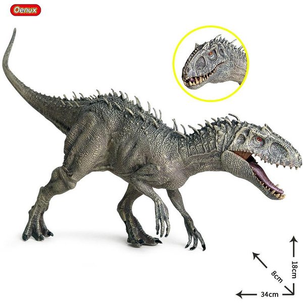 Oenux Nowy Jurajski Indominus Rex Indoraptor King Kong Figurki Akcji Dzikie Velociraptor Dinozaur ŚWiat ZwierząT Model Zabawka Dla Dzieci-image