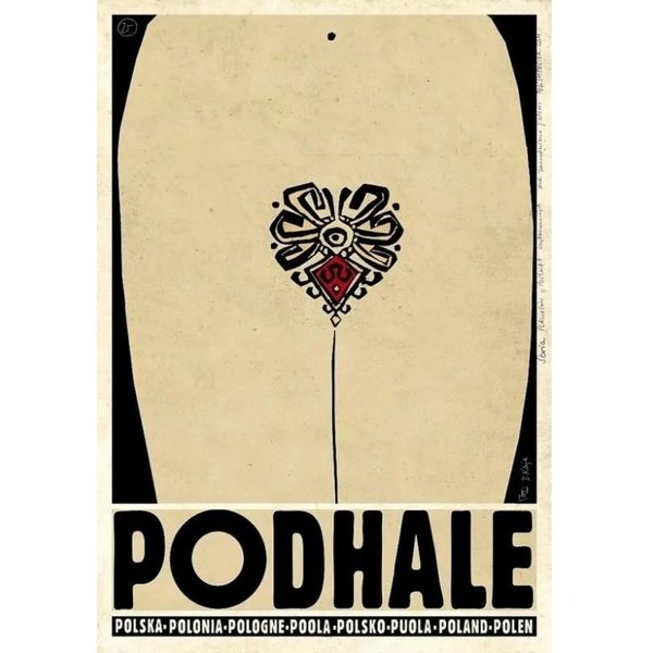 Retro Oryginalna Polska Lokalna Piktorialna Babimost Podhale WisłA Plakaty Druki Druk Na PłóTnie Sztuka ŚCienna Obraz Do Pokoju Dekoracja Domu 60Cm×100Cm Noframe-image