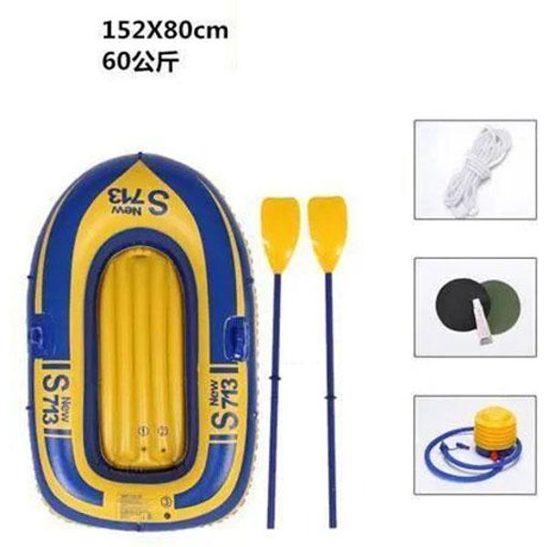 Bote Inflable Bote Inflable Engrosado Bote De Velocidad Para Exterior Bote A Motor Bote Inflable De Goma Bote Inflable Kayak Resistente Al Desgaste S Yellow-image