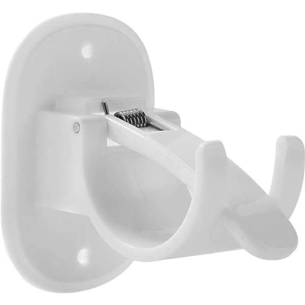 Soportes Autoadhesivos Para Barras De Cortina, Sin Perforaciones, Ganchos Ajustables Sin Clavos Para BañO Y Cocina Blanco-image