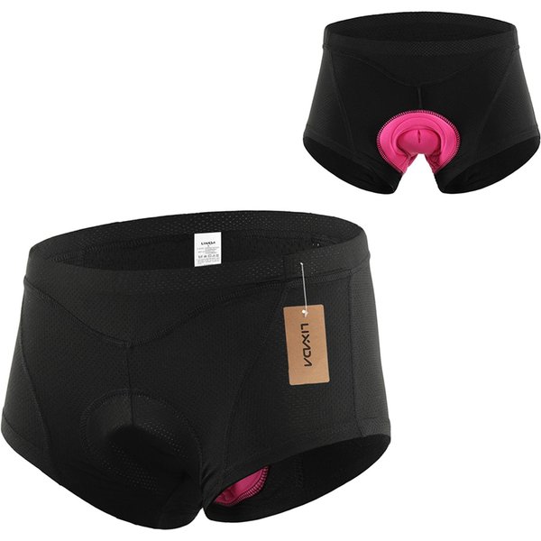 Lixada Women Bielizna Rowerowa 3D Gel WyśCiełAne Majtki Rowerowe MTB Kolarstwo Rowerowe Bielizna Spodenki L-image